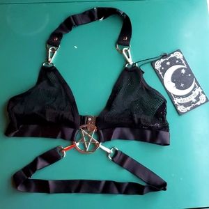 Hell Kitty Fishnet Bralet